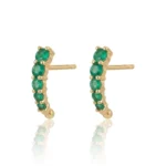 GREEN MOON EARRING