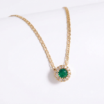 ROUND DIAMOND NECKLACES