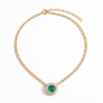 ROUND DIAMOND NECKLACES