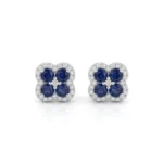 Verona Shapphire Studs